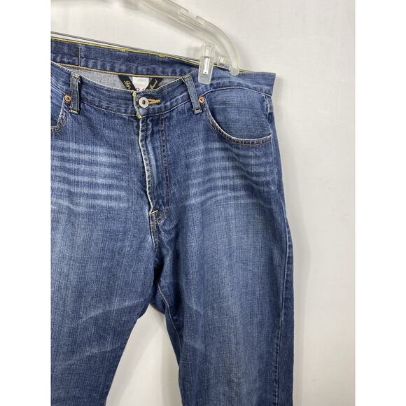 Lucky Brand Jeans Size 36x34 Mens Vintage Y2K Denim Medium Wash Straight Leg - Picture 4 of 9